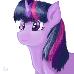 Size: 768x768 | Tagged: safe, artist:legionsunite, twilight sparkle, pony, unicorn, g4, bust, cute, female, mare, realistic hair, simple background, solo, tongue out, transparent background, twiabetes, unicorn twilight