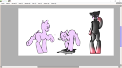 Size: 1920x1080 | Tagged: safe, artist:xcinnamon-twistx, oc, pegasus, pony, advertisement, auction, bipedal, bondage, comic, commission, confused, encasement, gas mask, heart eyes, huff, latex, latex suit, mask, rubber, rubber drone, rubber suit, shiny, solo, transformation, transformation sequence, wingding eyes, your character here
