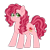 Size: 1024x1024 | Tagged: safe, artist:azure-art-wave, oc, oc only, oc:strawberry tart, earth pony, pony, female, mare, offspring, parent:cheese sandwich, parent:pinkie pie, parents:cheesepie, simple background, solo, transparent background