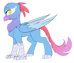 Size: 2951x2525 | Tagged: safe, artist:beardie, oc, oc only, oc:blueberry bubble, griffon, female, griffon oc, high res, simple background, solo, transparent background, wings