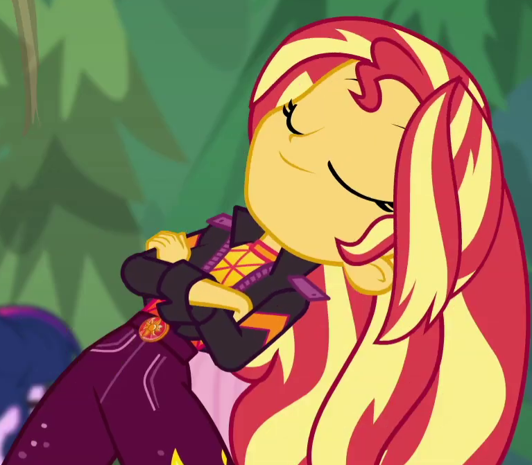 Safe Screencap Fluttershy Sci Twi Sunset Shimmer Twilight Sparkle Equestria