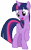 Size: 5037x8106 | Tagged: safe, artist:andoanimalia, twilight sparkle, alicorn, pony, castle sweet castle, g4, absurd resolution, cutie mark, female, mare, open mouth, raised hoof, simple background, solo, transparent background, twilight sparkle (alicorn), vector