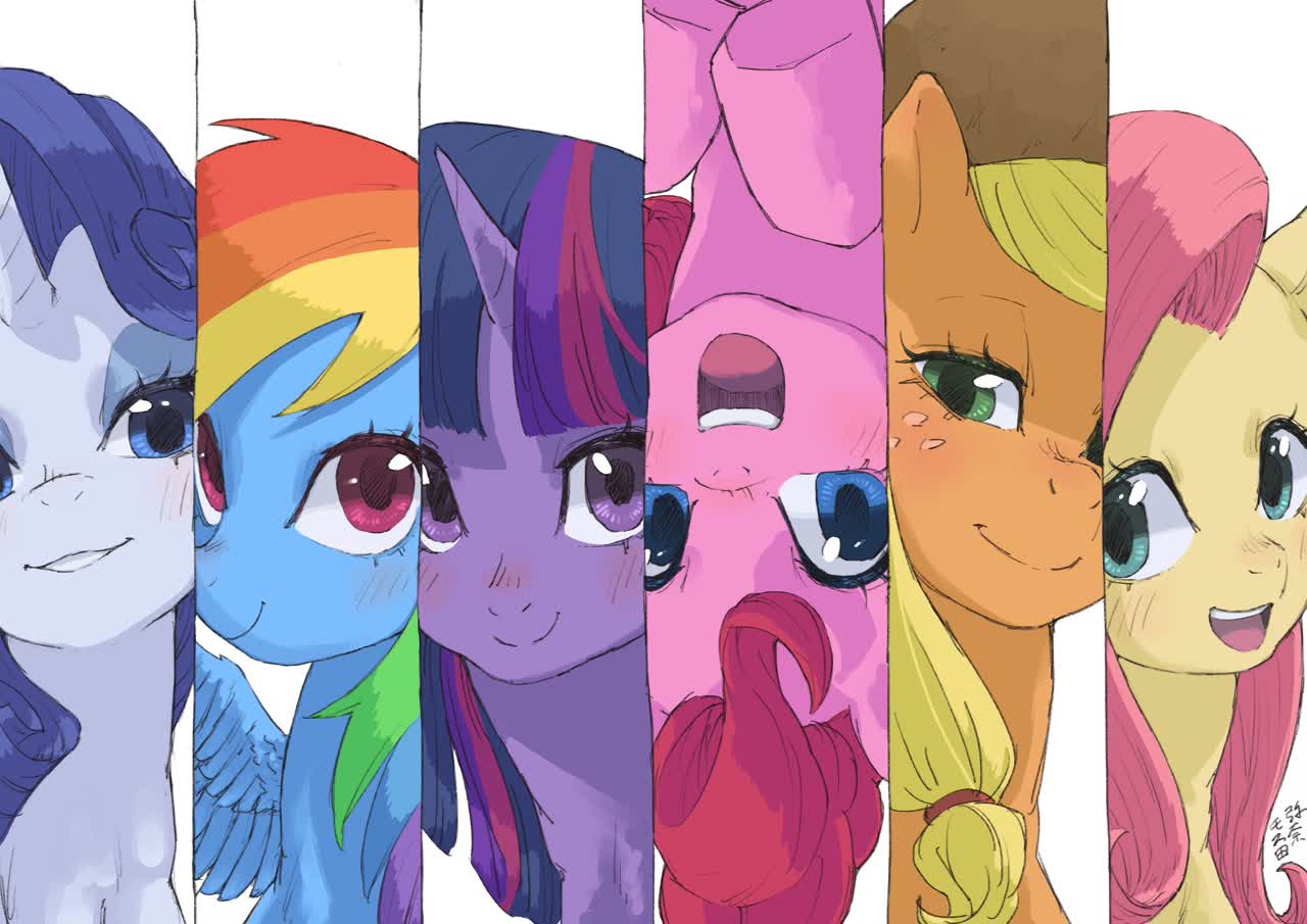 Mlp mane 6 fanart