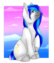 Size: 1400x1631 | Tagged: safe, artist:midnight magic, oc, oc only, oc:hooklined, earth pony, pony, colored hooves, not shining armor, not vinyl scratch, raised hoof, simple background, transparent background