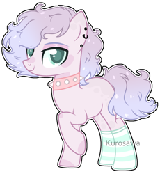 Size: 2168x2352 | Tagged: safe, artist:kurosawakuro, oc, oc only, earth pony, pony, base used, clothes, colored pupils, female, high res, mare, simple background, socks, solo, transparent background