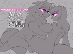 Size: 1134x843 | Tagged: safe, artist:dolorosacake, earth pony, pony, advertisement, auction, auction open, bid, commission, female, male, paypal, romantic, straight, ych example, your character here