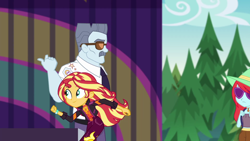 Size: 1920x1080 | Tagged: safe, screencap, max steele, sunset shimmer, equestria girls, equestria girls specials, g4, my little pony equestria girls: better together, my little pony equestria girls: sunset's backstage pass