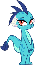 Size: 3313x6000 | Tagged: safe, artist:magister39, princess ember, dragon, g4, absurd resolution, cute, dragoness, emberbetes, female, simple background, solo, transparent background, vector, younger