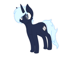 Size: 2828x2121 | Tagged: safe, artist:ashy-blitz, oc, oc only, oc:oblivion fall, pony, unicorn, high res, male, simple background, solo, stallion, transparent background