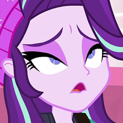 Size: 450x450 | Tagged: safe, screencap, starlight glimmer, equestria girls, equestria girls specials, g4, my little pony equestria girls: mirror magic, cropped, eyes rolling back, faic, female, out of context, solo