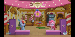 Size: 1440x720 | Tagged: safe, screencap, pinkie pie, rainbow dash, earth pony, pegasus, pony, cake off, g4.5, my little pony: stop motion short, stop motion