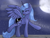 Size: 1600x1200 | Tagged: safe, artist:kalashnikitty, princess luna, alicorn, pony, g4, :p, cloud, cute, dancing, eyes closed, feathered wings, female, looking back, lunabetes, mare, moon, night, night sky, night sky background, s1 luna, sky, solo, someone boop this pony, spread wings, stars, tongue out, wings