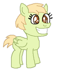 Size: 204x255 | Tagged: safe, artist:drypony198, oc, oc only, cream heart's sister, cute, female, filly, wings