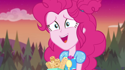 Size: 1920x1080 | Tagged: safe, screencap, pinkie pie, equestria girls, equestria girls specials, g4, my little pony equestria girls: better together, my little pony equestria girls: sunset's backstage pass, churros, female, food, solo