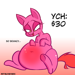 Size: 3000x3000 | Tagged: safe, artist:metalface069, pony, belly, belly blush, belly button, fat, high res, hooves on belly, ych example, ych sketch, your character here