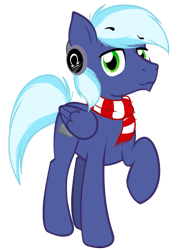 Size: 709x998 | Tagged: safe, artist:hardlugia, derpibooru exclusive, oc, oc only, oc:moonlight drop, pegasus, pony, 2020 community collab, derpibooru community collaboration, clothes, male, scarf, simple background, solo, transparent background