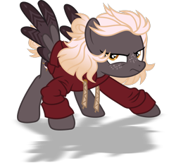 Size: 1017x970 | Tagged: safe, artist:php178, artist:suramii, derpibooru exclusive, oc, oc only, oc:night vision, pegasus, pony, .svg available, archive, design, diamond, simple background, solo, special wings, svg, transparent background, vector, vector trace, wing sleeves