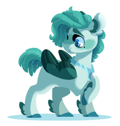 Size: 1600x1683 | Tagged: safe, artist:torusthescribe, oc, oc only, oc:beauregard, hippogriff, hybrid, pony, feathered fetlocks, interspecies offspring, offspring, parent:rarity, parents:canon x oc, simple background, solo, transparent background