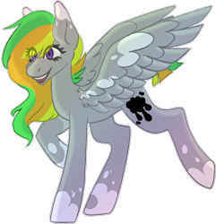 Size: 2417x2504 | Tagged: safe, artist:raya, oc, oc only, oc:odd inks, pegasus, pony, high res, simple background, solo, transparent background