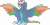 Size: 3961x1965 | Tagged: safe, artist:loladotz, rainbow dash, pony, g4, alternate design, backwards cutie mark, cap, colored wings, female, hat, multicolored wings, rainbow wings, solo, whistle, wings