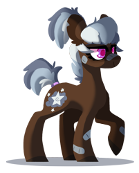 Size: 1600x1986 | Tagged: safe, artist:torusthescribe, oc, oc only, oc:star dust, earth pony, pony, female, mare, offspring, parent:quibble pants, parent:rainbow dash, parents:quibbledash, simple background, solo, transparent background