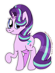 Size: 638x844 | Tagged: safe, artist:spiderfingers15, starlight glimmer, pony, unicorn, g4, cute, female, glimmerbetes, mare, raised hoof, simple background, solo, starlight glimmer day, transparent background