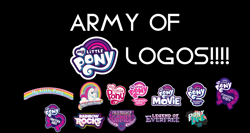 Size: 2034x1080 | Tagged: safe, artist:electrahybrida, equestria girls, equestria girls series, friendship games, g1, g2, g3, g3.5, g4, g4.5, legend of everfree, my little pony equestria girls, my little pony: pony life, my little pony: the movie, rainbow rocks, army of logos, army of mlp logos, equestria girls logo, history, logo, my little pony logo, pony history, taylorenterprises
