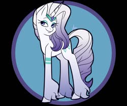 Size: 1200x1000 | Tagged: safe, artist:spaded aces, rarity, pony, unicorn, g4, accessory, female, g5 concept leak style, g5 concept leaks, gradient mane, horn, jewelry, rarity (g5 concept leak), redesign, simple background, solo, tiara