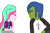 Size: 1280x856 | Tagged: safe, artist:lhenao, oc, oc:majestia, oc:rally flag, human, equestria girls, g4, parent:good king sombra, parent:princess celestia, scar