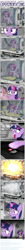 Size: 925x9286 | Tagged: safe, artist:ponymaan, twilight sparkle, alicorn, pony, g4.5, my little pony: pony life, book, burning, clipboard, comic, experiment, female, fire, glowing horn, horn, levitation, magic, mare, open mouth, quill, scared, self ponidox, sweat, telekinesis, this will not end well, twilight sparkle (alicorn)