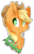 Size: 1024x1591 | Tagged: safe, artist:silveer-moon, applejack, earth pony, pony, g4, applejack's hat, bust, cheek fluff, chest fluff, cowboy hat, cute, ear fluff, female, food, freckles, hat, jackabetes, simple background, solo, transparent background, wheat