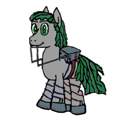 Size: 1200x1200 | Tagged: safe, artist:unnamedponyuser, oc, oc only, earth pony, pony, 2020 community collab, derpibooru community collaboration, magnet, male, simple background, solo, stallion, transparent background