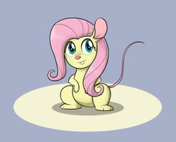 Size: 1300x1050 | Tagged: safe, artist:mew-me, fluttershy, mouse, g4, cute, fluttermouse, shyabetes, species swap