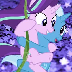 Size: 500x500 | Tagged: safe, edit, starlight glimmer, trixie, g4, female, lesbian, ship:startrix, shipping, vector