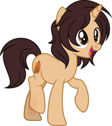 Size: 800x903 | Tagged: safe, artist:space-higanbana, oc, oc only, oc:autumn spell, pony, unicorn, base used, male, show accurate, simple background, solo, stallion, transparent background