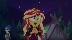 Size: 1920x1080 | Tagged: safe, screencap, lemon zack, sunset shimmer, human, equestria girls, equestria girls specials, g4, my little pony equestria girls: better together, my little pony equestria girls: sunset's backstage pass, female