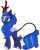 Size: 1132x1400 | Tagged: safe, artist:cloudy glow, princess luna, kirin, g4, cute, digital art, female, kirin luna, kirin-ified, lunabetes, simple background, smiling, solo, species swap, transparent background