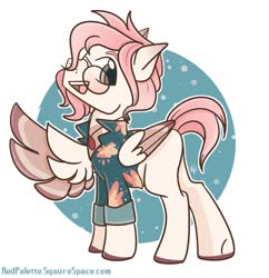 Size: 1280x1320 | Tagged: safe, artist:redpalette, pegasus, pony, clothes, cute, glasses, jacket