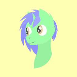 Size: 4000x4000 | Tagged: safe, artist:nodepoint, derpibooru exclusive, oc, oc only, oc:omega(phosphorshy), pony, unicorn, absurd resolution, bust, lineless, male, portrait, simple background, solo, stallion, vector, wide eyes