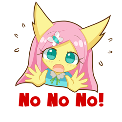 Size: 1000x1000 | Tagged: safe, artist:howxu, fluttershy, anthro, g4, cute, emoji, looking at you, reaction image, shyabetes, simple background, solo, transparent background