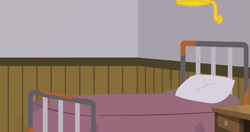 Size: 2813x1489 | Tagged: safe, artist:draymanor57, fallout equestria, background, bed, no pony