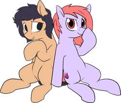 Size: 1687x1437 | Tagged: safe, artist:gloryfallenpega, artist:lux, derpibooru exclusive, oc, oc only, oc:cloudy berry, oc:lux astera, pony, 2020 community collab, derpibooru community collaboration, duo, male, simple background, transparent background