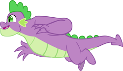 Size: 10278x5932 | Tagged: safe, artist:memnoch, spike, dragon, g4, the last problem, gigachad spike, male, older, older spike, simple background, solo, transparent background, vector, wingless spike