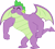 Size: 6517x5834 | Tagged: safe, artist:memnoch, spike, dragon, g4, my little pony: friendship is magic, the last problem, cute, gigachad spike, male, older, older spike, simple background, solo, spikabetes, transparent background, vector, winged spike, wings