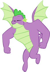 Size: 4173x6001 | Tagged: safe, artist:memnoch, spike, dragon, g4, the last problem, gigachad spike, male, older, older spike, simple background, solo, transparent background, vector, winged spike, wings