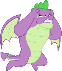 Size: 5081x5805 | Tagged: safe, artist:memnoch, spike, dragon, g4, the last problem, gigachad spike, male, older, older spike, simple background, solo, transparent background, vector, winged spike, wings