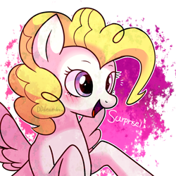 Size: 1000x1000 | Tagged: safe, artist:dddreamdraw, surprise, pony, g1, g4, female, g1 to g4, generation leap, solo