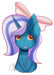 Size: 1280x1768 | Tagged: safe, artist:greenmarta, oc, oc only, oc:fleurbelle, alicorn, pony, adorabelle, adorable face, alicorn oc, bow, cute, female, grin, hair bow, horn, looking at you, mare, simple background, smiling, solo, transparent background, yellow eyes