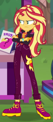 Size: 350x792 | Tagged: safe, screencap, sunset shimmer, equestria girls, equestria girls series, g4, sunset's backstage pass!, spoiler:eqg series (season 2), cropped, crossed arms, female, solo