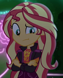 Size: 847x1044 | Tagged: safe, screencap, sunset shimmer, equestria girls, equestria girls specials, g4, my little pony equestria girls: better together, my little pony equestria girls: sunset's backstage pass, cropped, female, solo